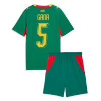 Koszulka piłkarska Senegal Idrissa Gueye #5 Strój wyjazdowy dla dzieci MŚ 2026 tanio Krótki Rękaw (+ Krótkie spodenki)